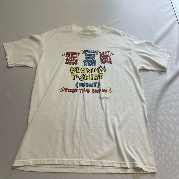 Blonde’s Single Stitch T-Shirt Vintage Size Medium See Measurements - Picture 1 of 6